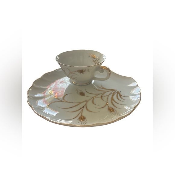 Cup and snack plates by Lefton China - Picture 4 of 5